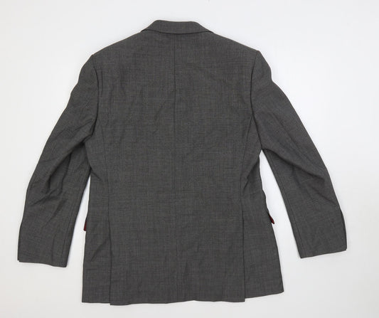 Mens UK Size 40 Marks and Spencer Regular Grey Suit Jacket