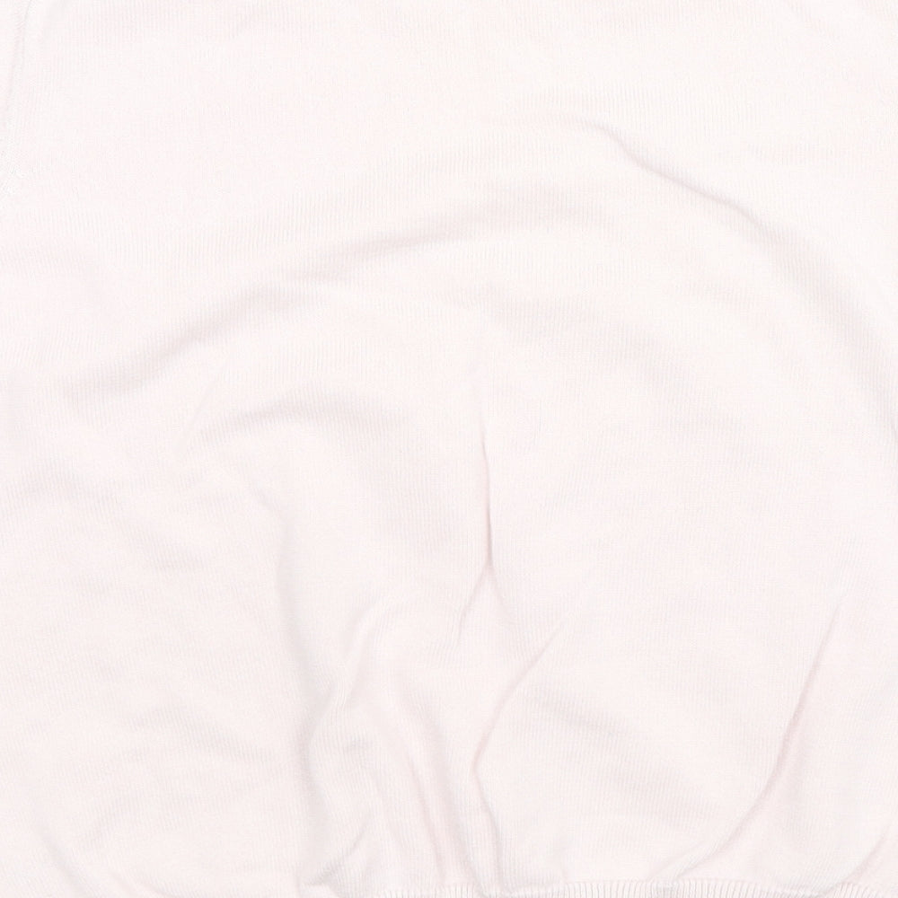 Womens UK Size 14 Classic Pink Basic Blouse