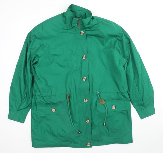 Womens UK Size 14 St Michael Green Parka Coat