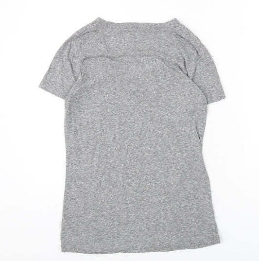Womens UK Size M Mossimo Grey Basic T-Shirt