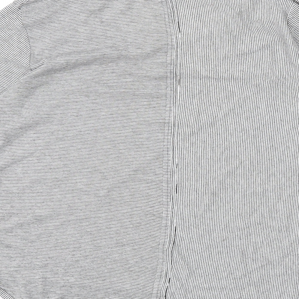 Womens UK Size 12 Maison de Nimes Grey Basic T-Shirt
