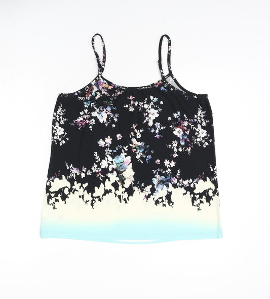 Womens UK Size 12 Warehouse Multicoloured Camisole Tank