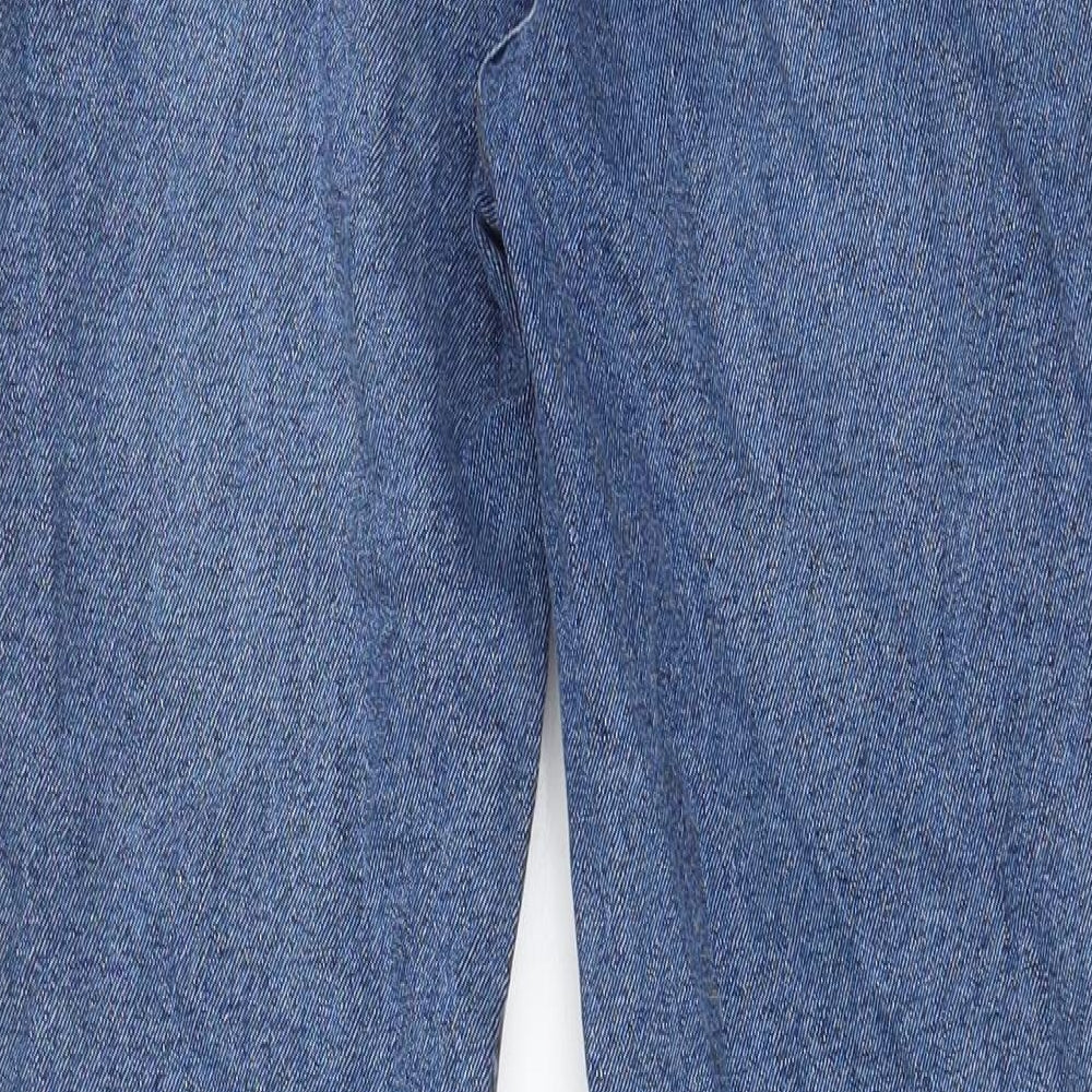 Womens UK Size 8 Warehouse Regular Fit Straight Blue Jeans