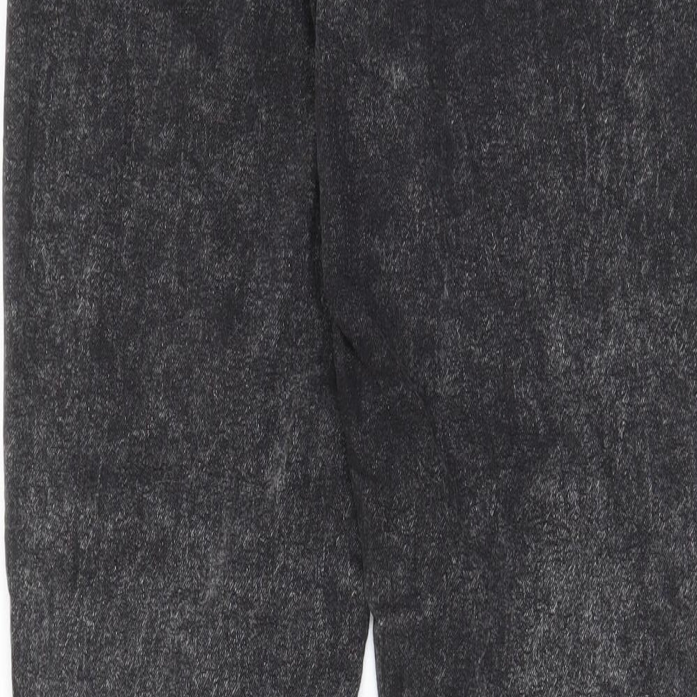 ESMARA Womens Grey Cotton Skinny Jeans Size 12 L29 in Regular Zip