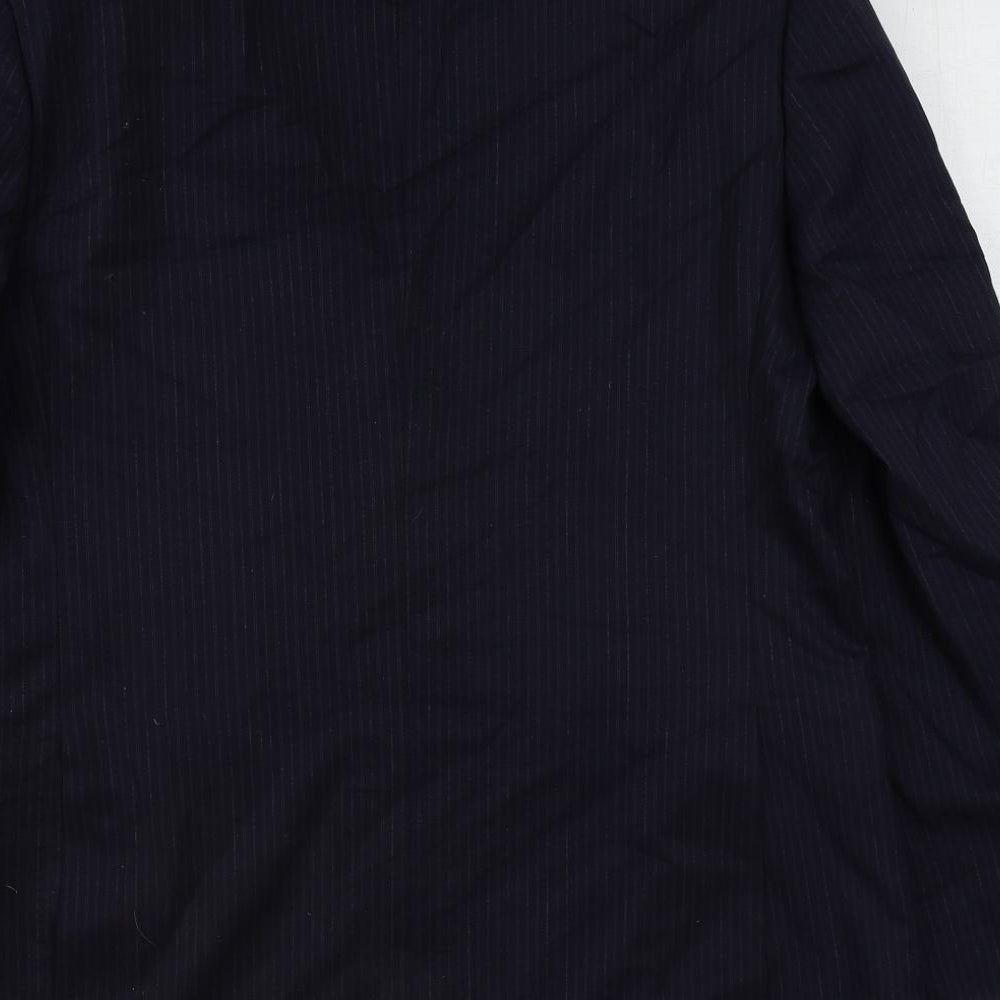 Mens UK Size 40 Marks and Spencer Regular Blue Suit Jacket