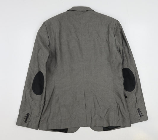 Mens UK Size 44 H&M Regular Grey Suit Jacket