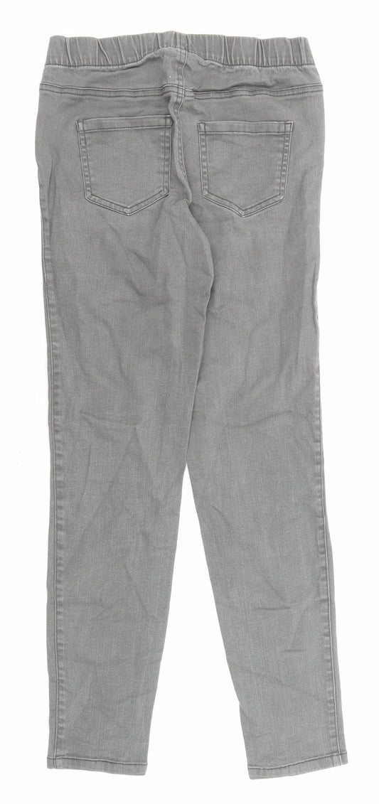 NEXT Womens Grey Cotton Jegging Jeans Size S L25 in Regular