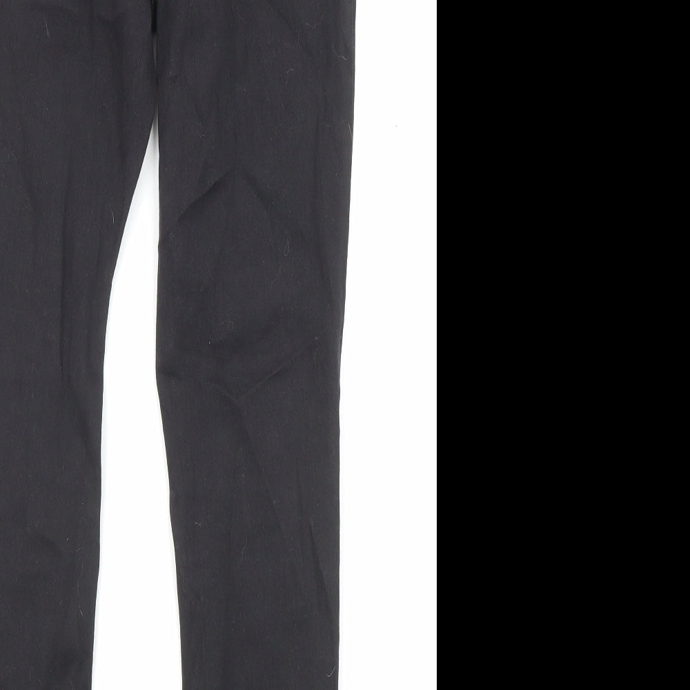 Denim & Co. Womens Black Cotton Skinny Jeans Size 10 L26 in Regular Zip - Pockets