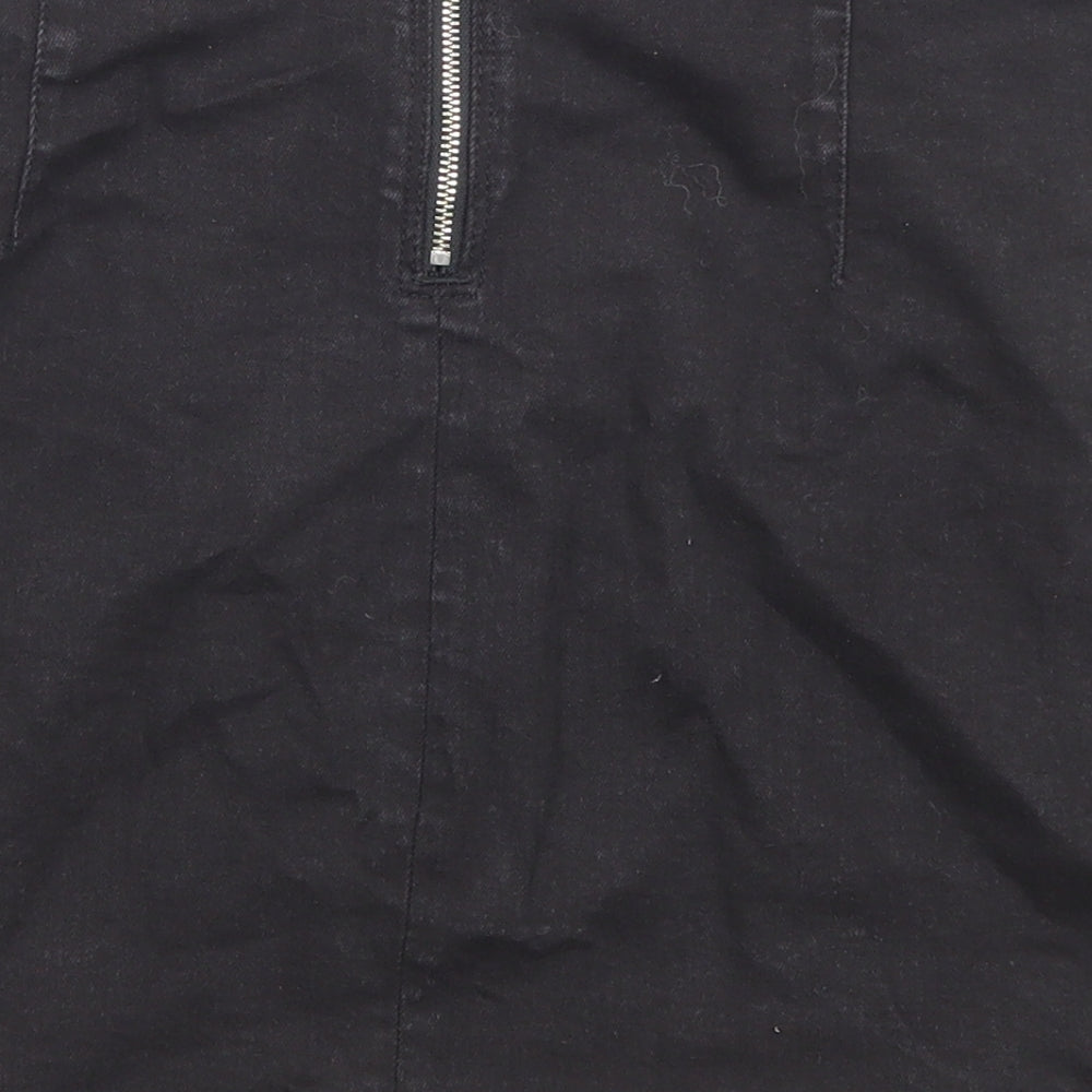 Womens UK Size 14 Topshop A-Line Denim Skirt