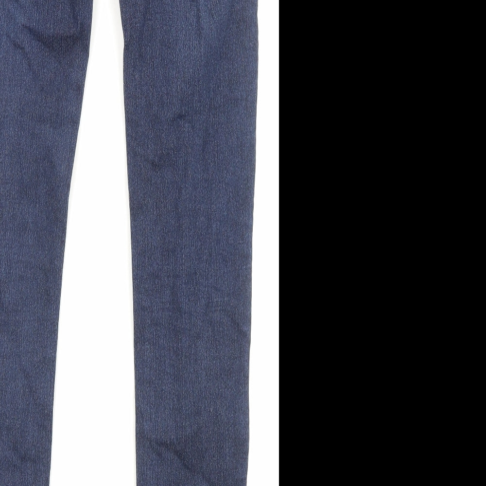 Cheap Monday Womens Blue Cotton Skinny Jeans Size 30 L31 in Regular Zip - Pockets