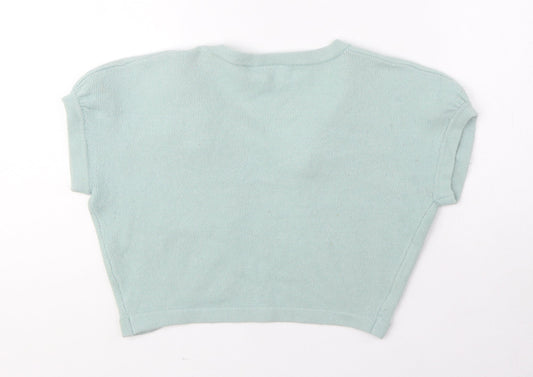 Womens UK Size 12 New Look Blue Cardigan Jumper