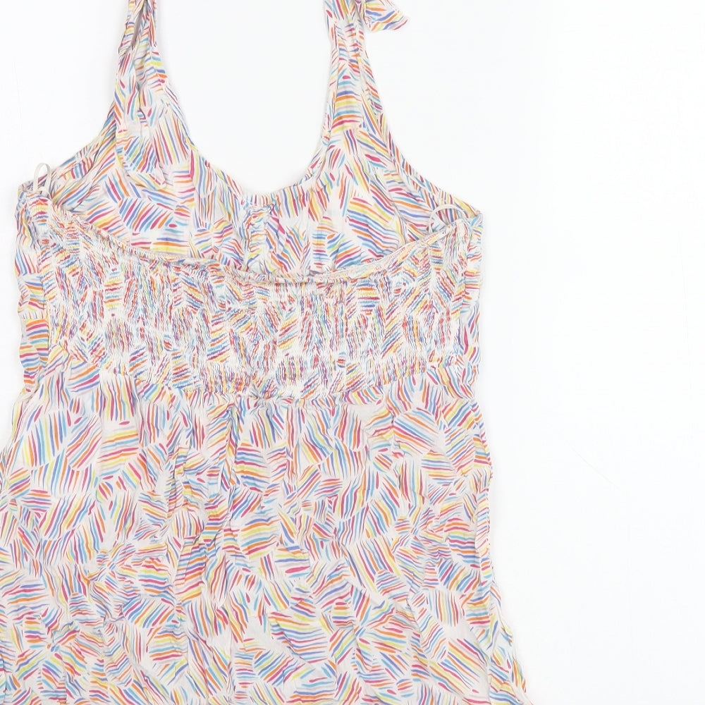 Womens UK Size M EDC Multicoloured Basic T-Shirt