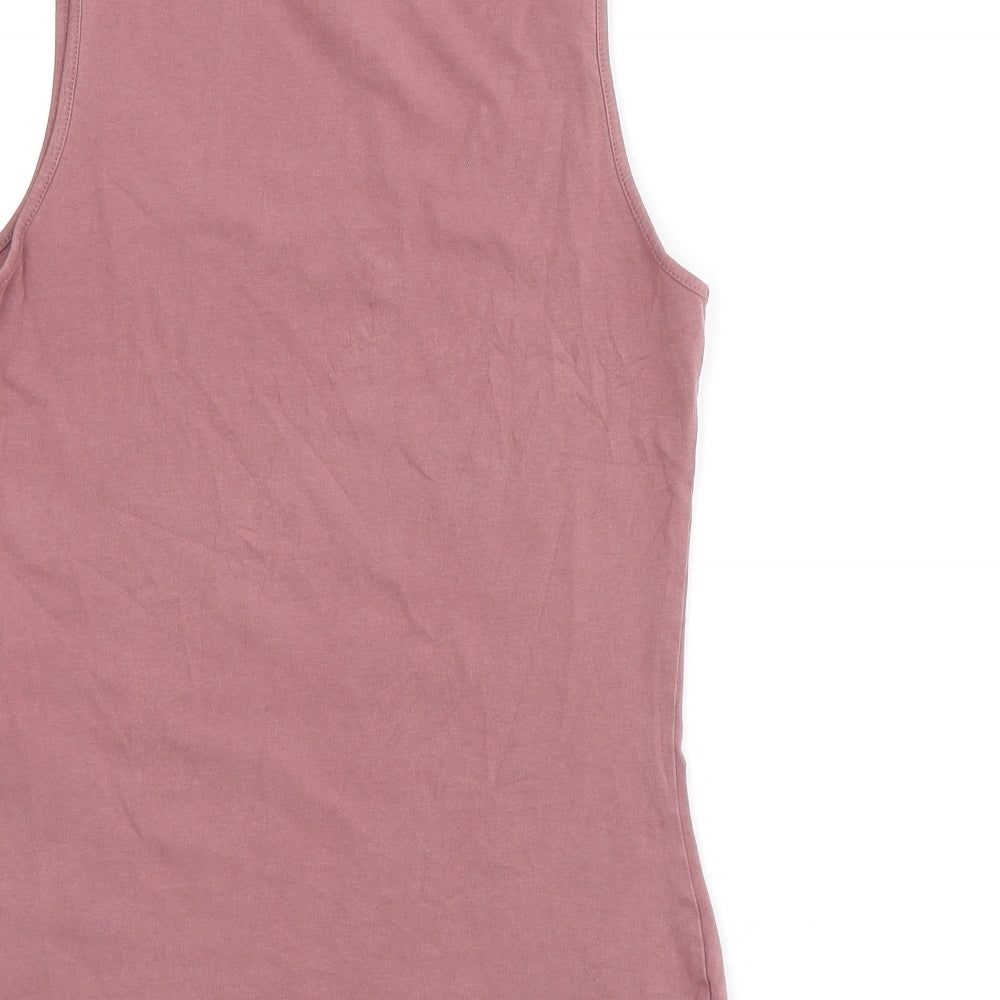 Womens UK Size 6 VERO MODA Pink Jersey Tank