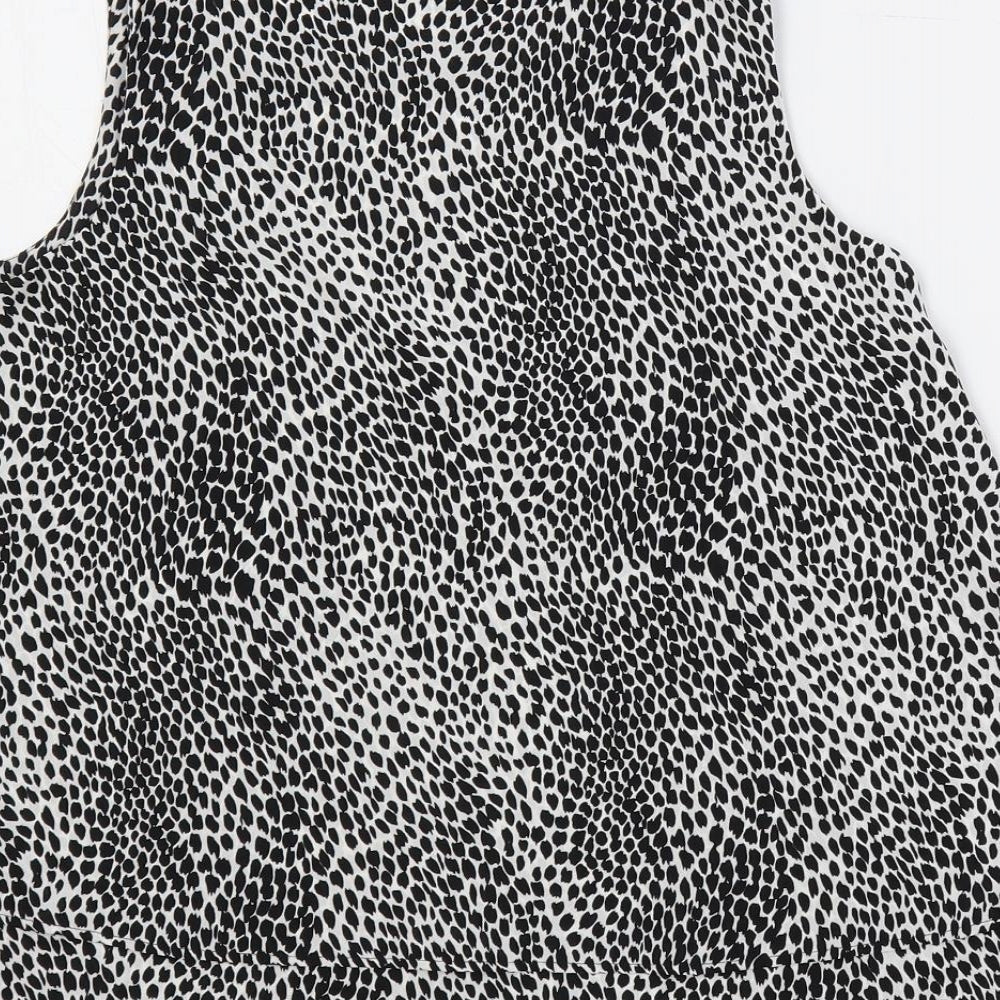 Womens UK Size 8 Marks and Spencer Black Basic Blouse
