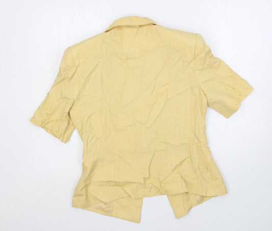 Womens UK Size 14 Medici Yellow Jacket