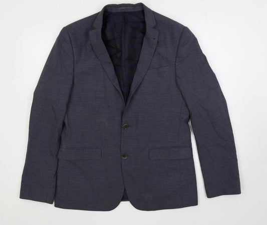 Mens UK Size 40 ASOS Regular Blue Suit Jacket