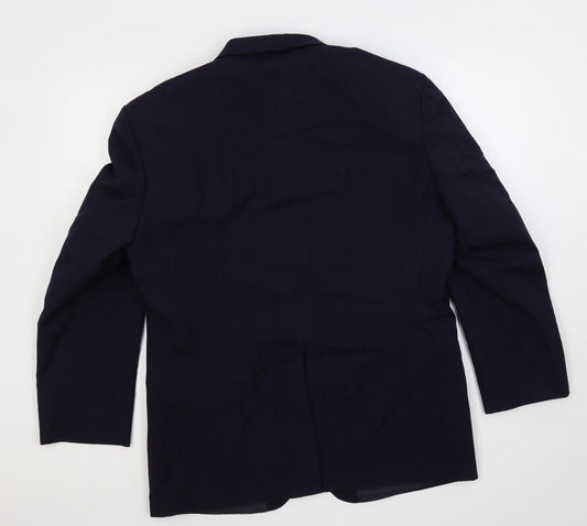Mens UK Size 44 Burton Regular Blue Suit Jacket