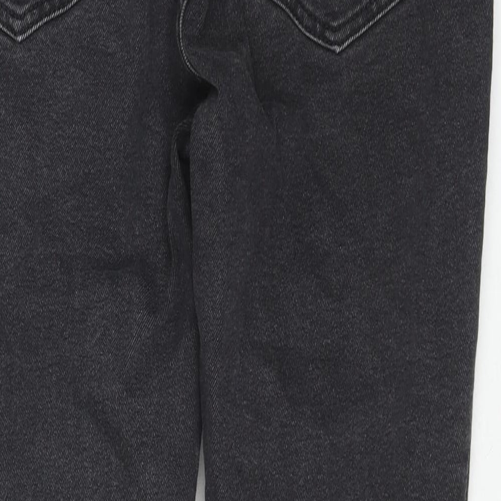 Divided by H&M Womens Black Cotton Skinny Jeans Size 10 L27 in Regular Zip
