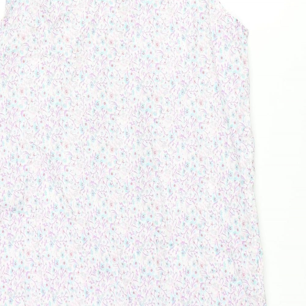 Debenams Womens Multicoloured Floral Polyester Cami Dress Size 12 Button