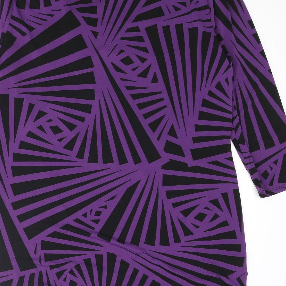 Womens UK Size L CC Purple Basic Blouse