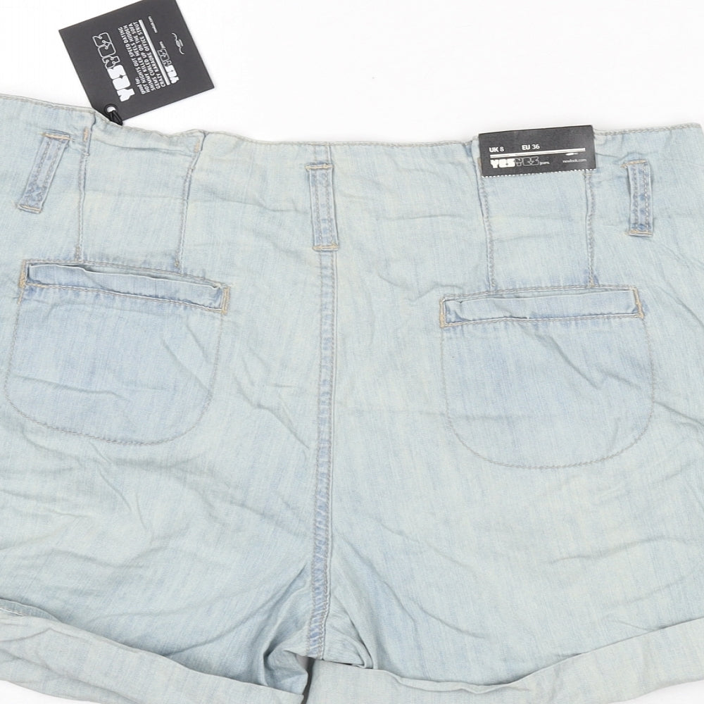 Womens UK Size 8 YesYes Regular Fit Paperbag Shorts