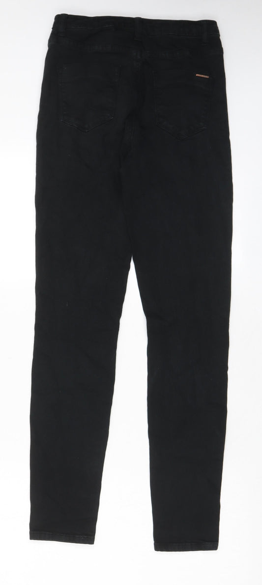 Womens UK Size 8 Toxik3 Regular Fit Skinny Black Jeans