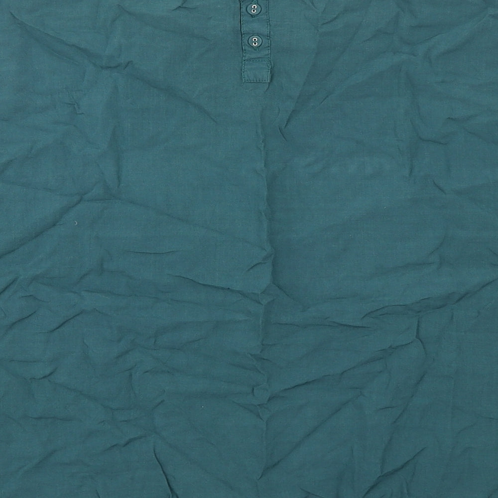 Womens UK Size 10 La Redoute Green Basic T-Shirt