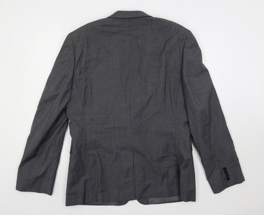 Mens UK Size 42 French Connection Regular Grey Suit Jacket