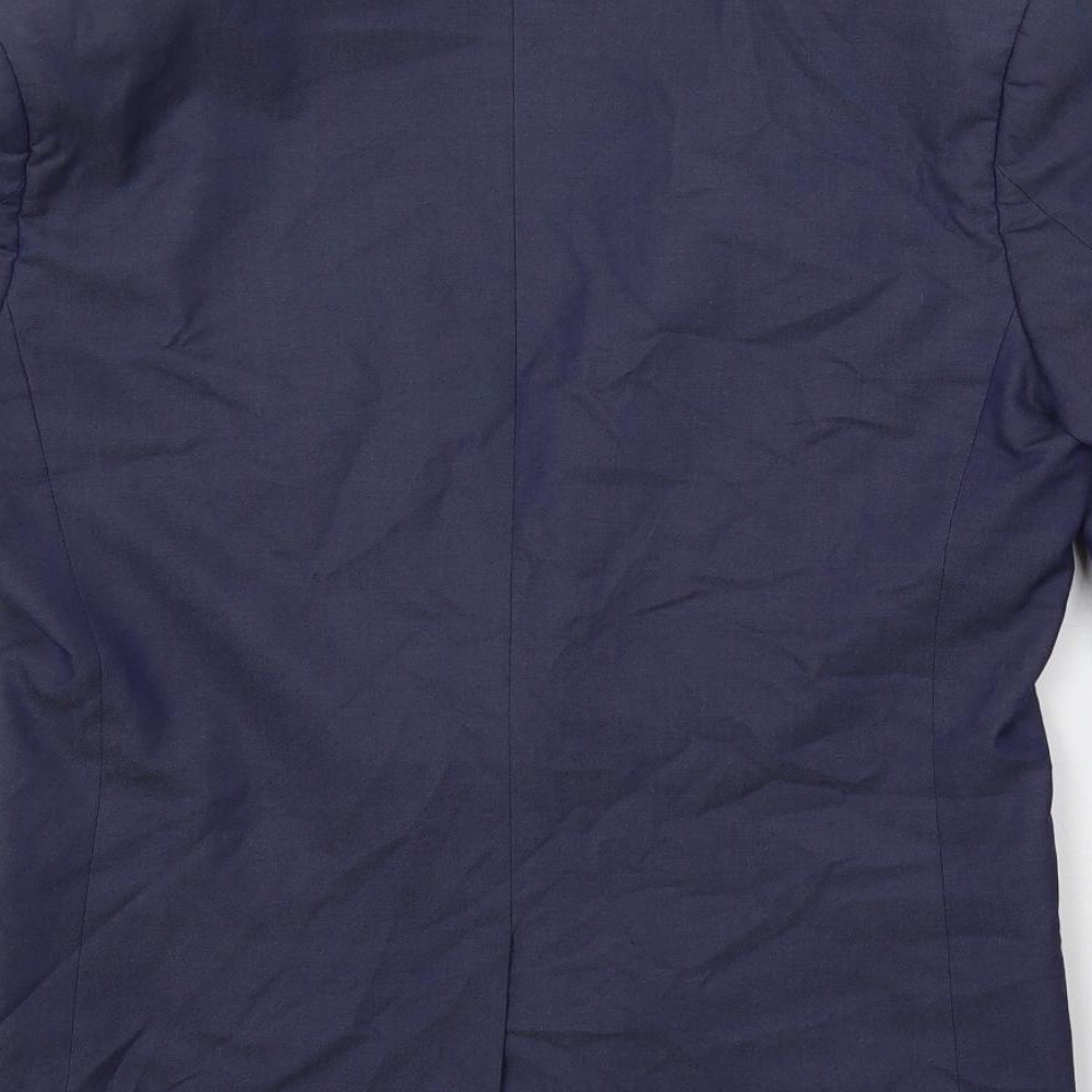 Mens UK Size 38 Marks and Spencer Regular Blue Suit Jacket