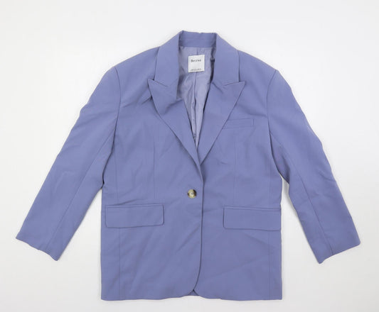Womens UK Size XS Bershka Blue Jacket