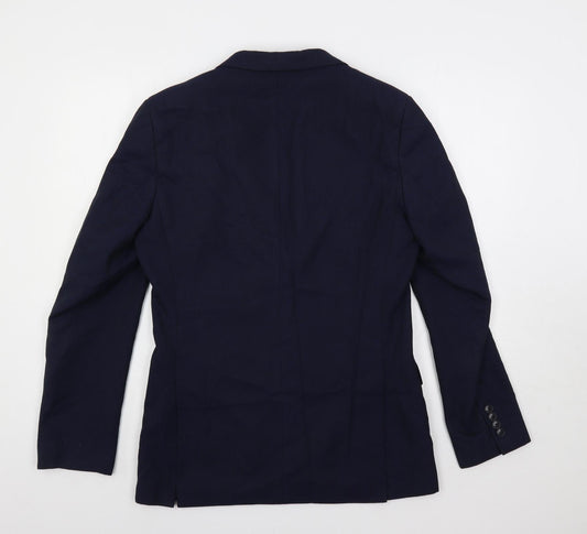 Mens UK Size 38 Marks and Spencer Regular Blue Suit Jacket