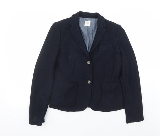 Womens UK Size 10 Gap Regular Blue Blazer