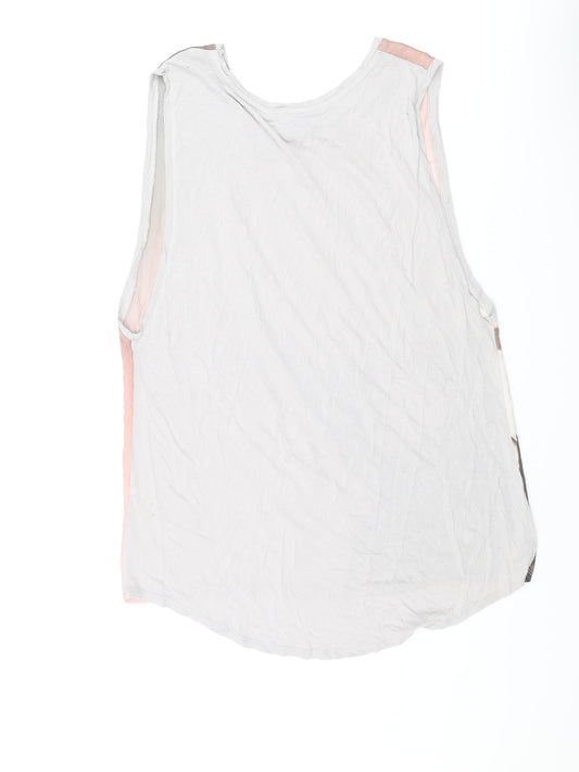 Zara Womens Multicoloured Polyester Camisole Blouse Size M Scoop Neck - Portrait