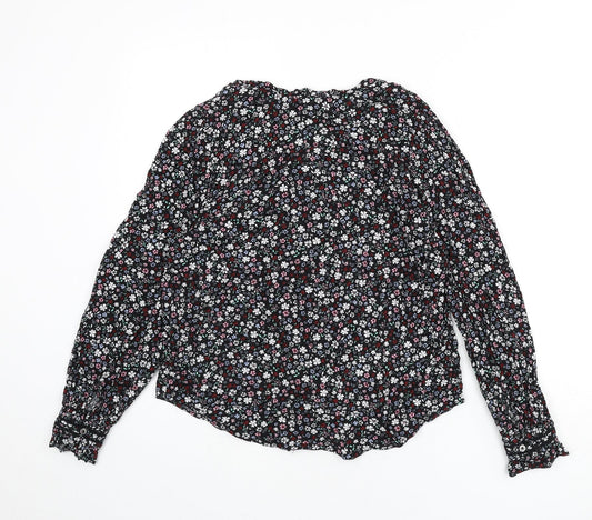 Womens UK Size 10 Marks and Spencer Multicoloured Basic Button-Up