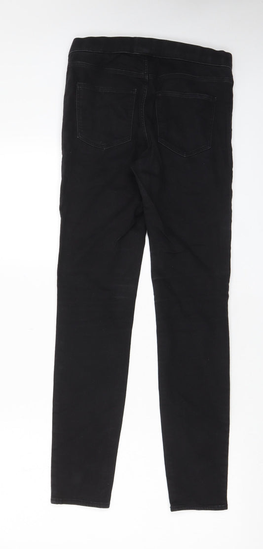 Womens UK Size 10 H&M Regular Fit Jegging Black Jeans