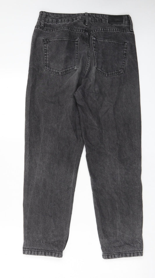 BDG Womens Grey Cotton Mom Jeans Size 29 in L30 in Regular Zip - Pockets, Belt Loops