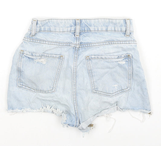 Womens UK Size 4 Denim & Co. Regular Fit Hot Pants Shorts