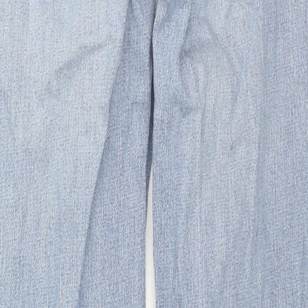TU Mens Blue Cotton Skinny Jeans Size 30 in L32 in Regular Zip