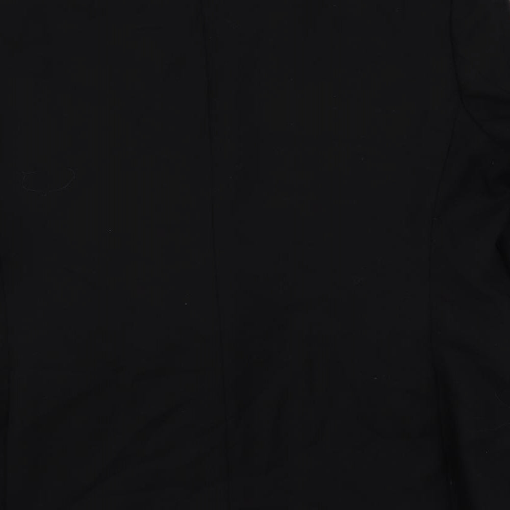 Autograph Mens Black Wool Jacket Suit Jacket Size 44 Regular