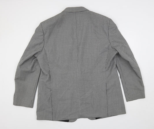 Mens UK Size 48 Varteks Regular Black Suit Jacket