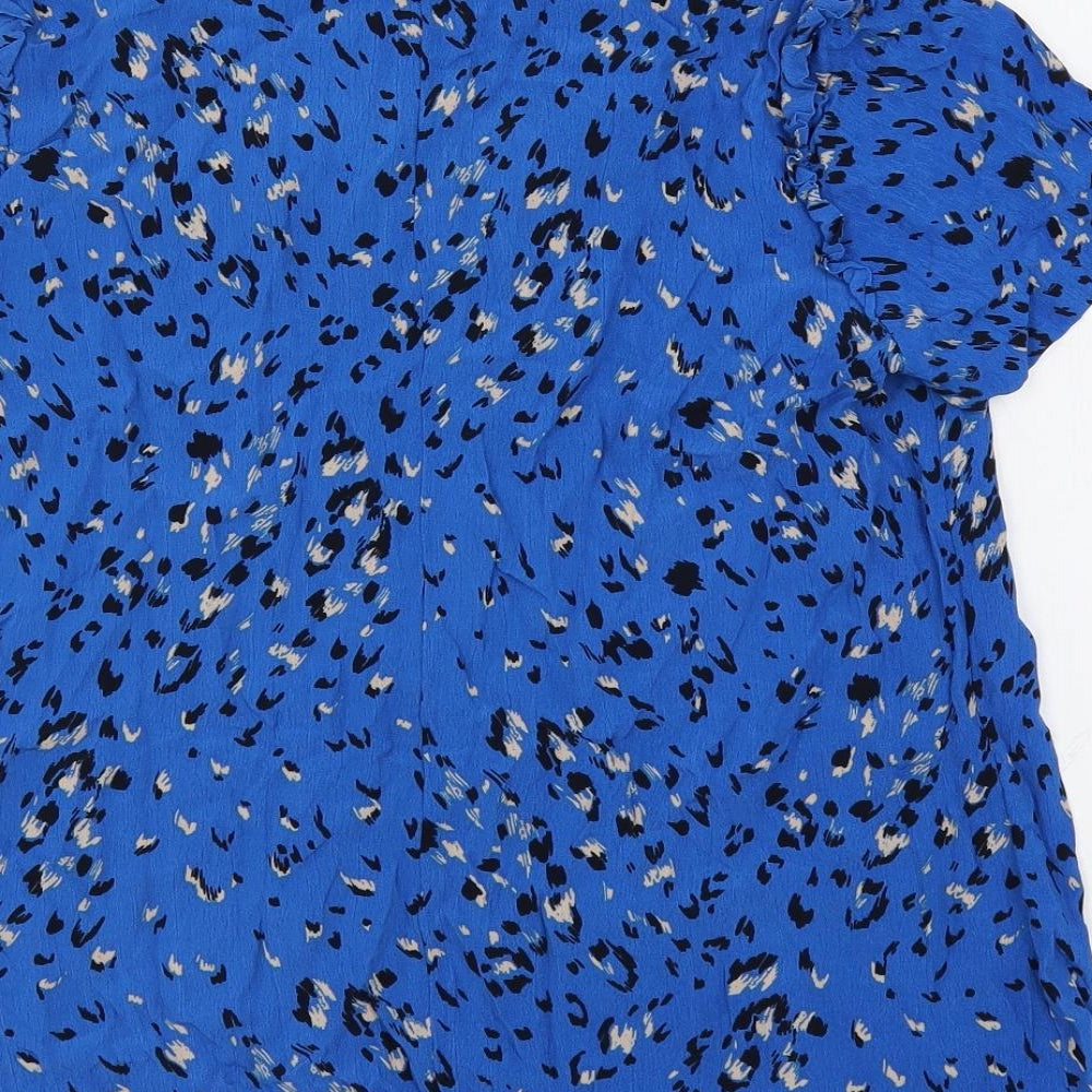 Womens UK Size M Monsoon Blue Basic Blouse
