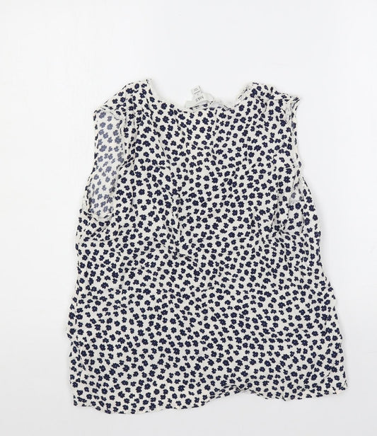 Womens UK Size 12 Marks and Spencer Ivory Basic Blouse