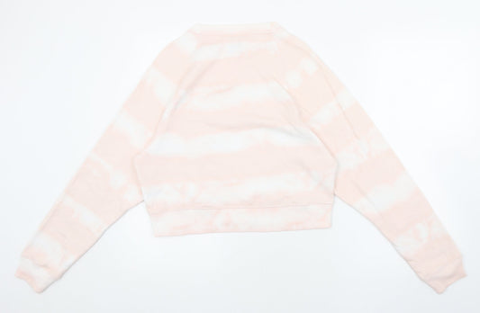 Womens UK Size XS Gilly Hicks Pink Pullover Sweatshirt