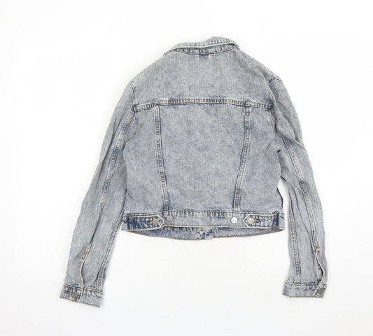 Womens UK Size S Monki Blue Jacket