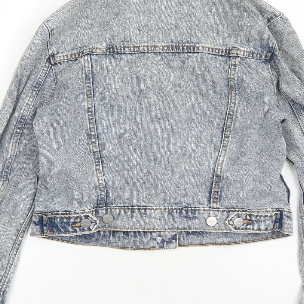 Womens UK Size S Monki Blue Jacket