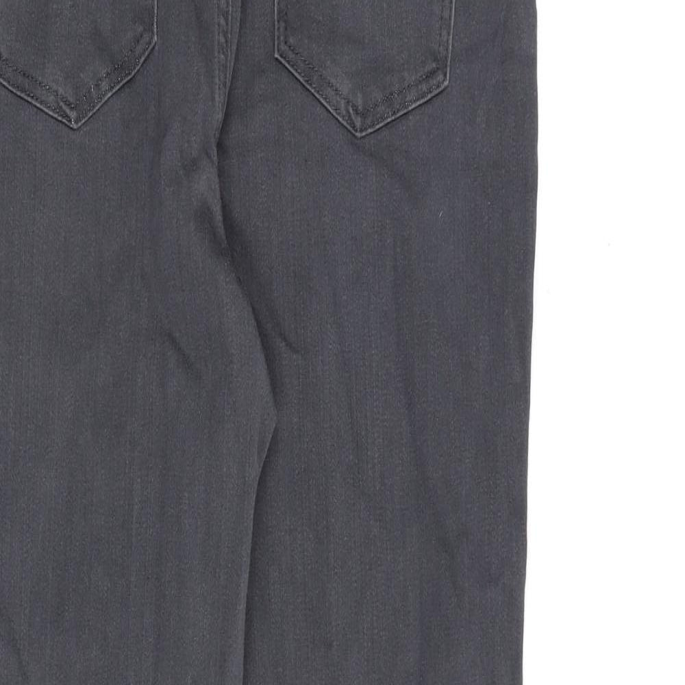 Womens UK Size 12 Marks and Spencer Regular Fit Straight Grey Jeans