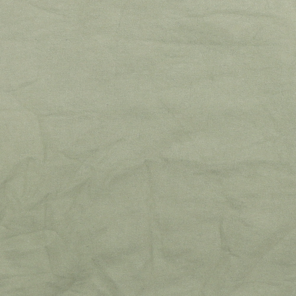 Haco Dal Womens Green Cotton Pullover Sweatshirt Size 12 Pullover - Use It Alone Or To Complete An Idea, Cropped
