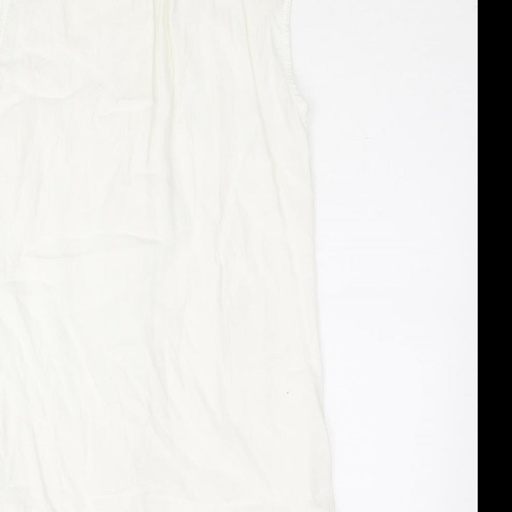 Womens UK Size 12 Nümph White Basic Blouse