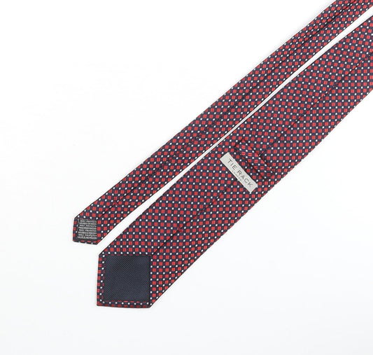 Tie Rack Mens Multicoloured Plaids & Checks Polyester Pointed Tie One Size