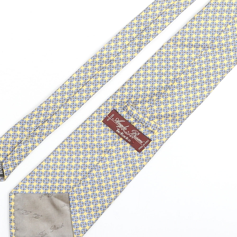 Tie Rack Mens Multicoloured Geometric Silk Pointed Tie One Size - Floral